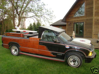 Illustration for article titled Custom Woody S-10 Convertible: Buy It Now For $4,500